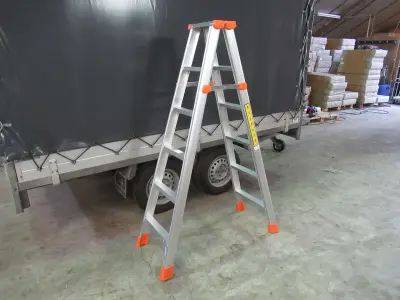 2x Dubbele trap, JR-ladders, 6x6 – kavel bij Onlineveilingmeester, Raalte