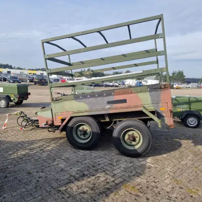 Aanhangwagen met huif, Saris, 25KNAD, 1993 – kavel bij Domeinen Roerende Zaken, Soesterberg