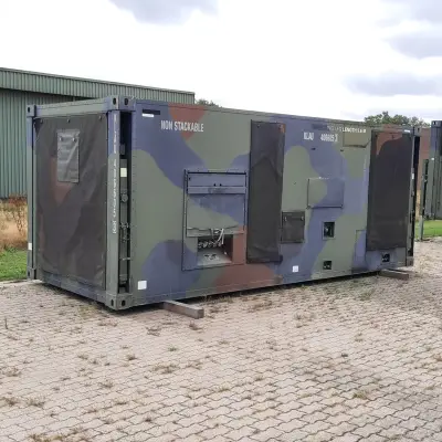 Shelter, O.a Fokker, Dynaf, 1998 – kavel bij Domeinen Roerende Zaken, Almelo