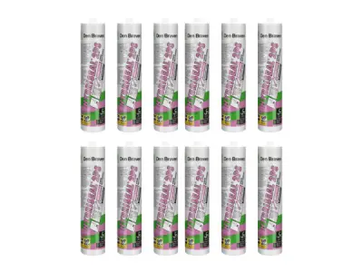 12x Den Braven Hybriseal 2PS Afdichtingskit Wit (290ml) – kavel bij XL Auctions