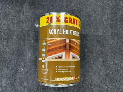 Acryl houtbeits palissanderoptiek 6 liter – kavel bij XL Auctions