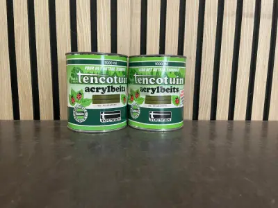 2x Tenco Tencotuin Acrylbeits Wilgegroen 502 – 1 Liter – kavel bij XL Auctions