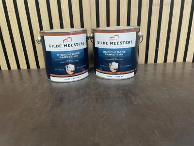 Gilde Meesters Onzichtbare Parketlak 2 x 2,5 liter Blank mat – kavel bij XL Auctions