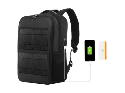 Solar rugtas - met 2 panelen – kavel bij XL Auctions