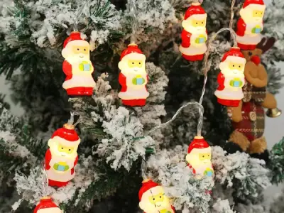 Kerstman verlichting - op batterij – kavel bij XL Auctions