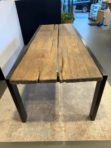 Studio 82 Tafel - Staal - Oud Eiken – kavel bij Openbare Verkopen, Waregem