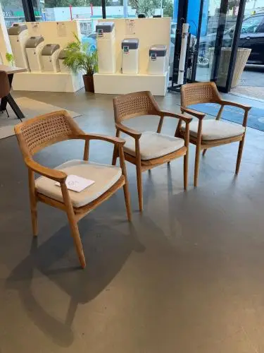 Stoel Teak - Gescova (Met Kussen) – kavel bij Openbare Verkopen, Waregem