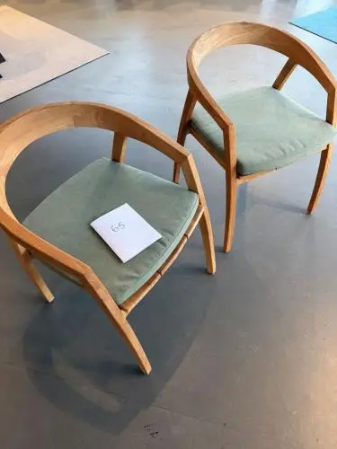 Stoel Teak - Gescova (Met Kussen) – kavel bij Openbare Verkopen, Waregem