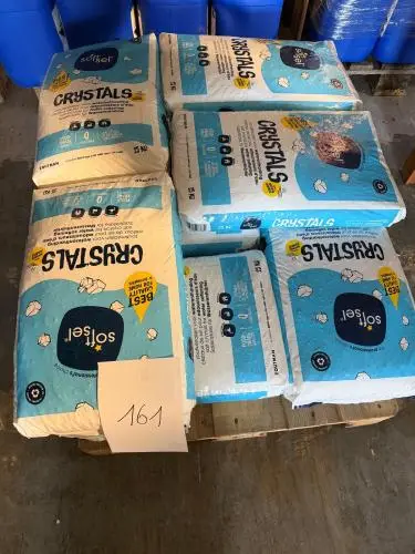 250Kg Zout Kristallen – kavel bij Openbare Verkopen, Waregem