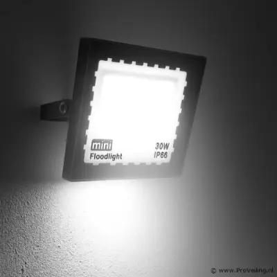 10 x LED Schijnwerper MINI 30W – 6500K Koud Wit – IP65 – MINIONS-30 – kavel bij ProVeiling