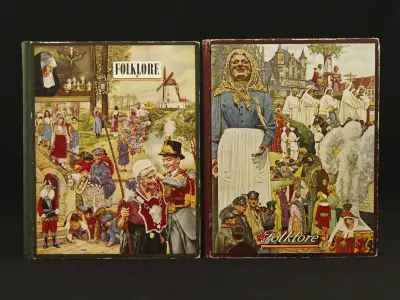 Côte d’Or - Folklore Belge door Henri Liebrecht - complete delen I & II - ca. 1948-1950 – kavel bij De Kringwinkel, Antwerpen