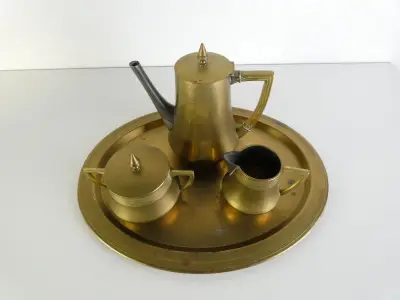 Vintage WMF koffie-/theeservies – kavel bij De Kringwinkel, Heverlee