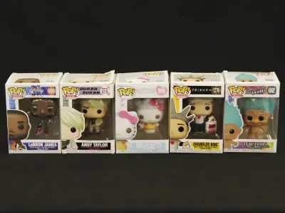 Lot van 5 Funko Pop! figuren in originele doos – kavel bij De Kringwinkel, Antwerpen