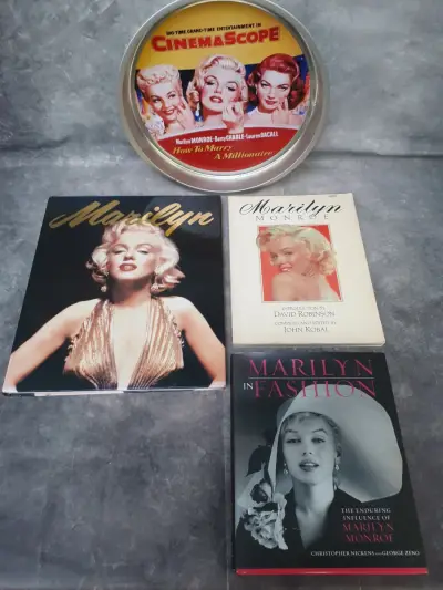 Boek: Exclusieve Verzameling Marilyn Monroe Memorabalia – kavel bij De Kringwinkel, Gent