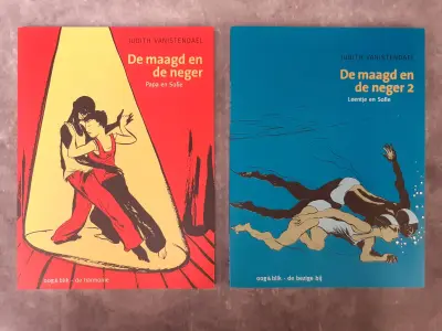 Strips: De Maagd en de Neger 1 en 2 – kavel bij De Kringwinkel, Gent