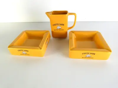Vintage Cutty Sark Scots Whisky Promotionele Keramische Set – kavel bij De Kringwinkel, Heverlee