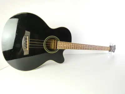 Ibanez AEB8E-BK Elektro-akoestische Basgitaar – kavel bij De Kringwinkel, Heverlee