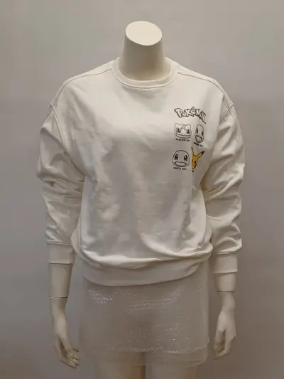 Mango kids off-white Pokémon sweater – kavel bij De Kringwinkel, Gent