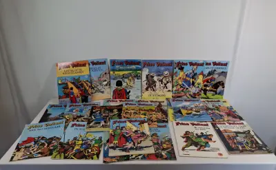 Prins Valiant stripboeken – kavel bij De Kringwinkel, Geraardsbergen