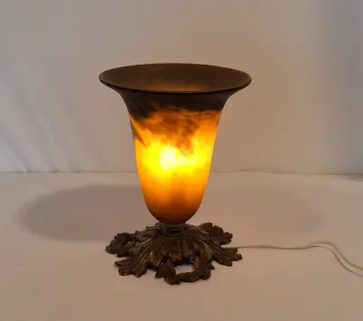 Art Nouveau Tafellamp – kavel bij De Kringwinkel, Oudenaarde