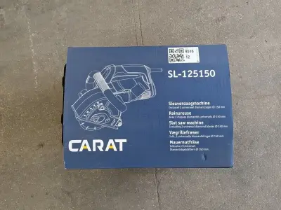 Sleuvenzaag incl. 2 diamantzaagbladen Carat, SL125150, bouwjaar nieuw – kavel bij Onlineveilingmeester, Hoek van Holland
