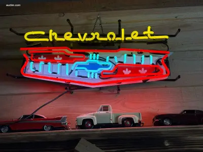 Neon Chevrolet Circa 60cm – kavel bij Auctim, Ysselsteyn