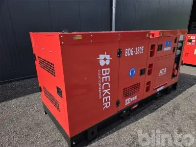 Generator Becker BDG-180S (2026) – kavel bij Blinto, Hillscheid