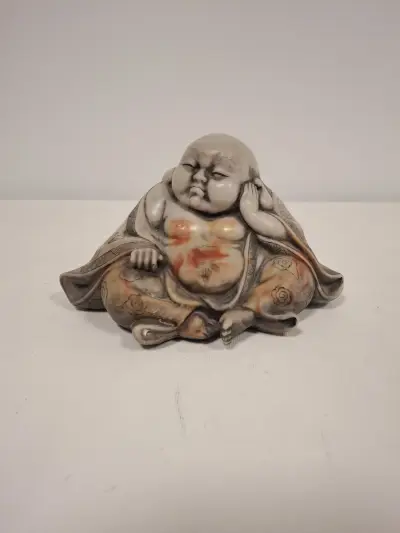 bouddha beeld – kavel bij De Kringwinkel, Ronse