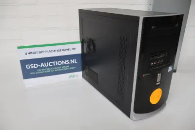 Zwart/grijze desktop computer – kavel bij GSD Auctions, Zoeterwoude