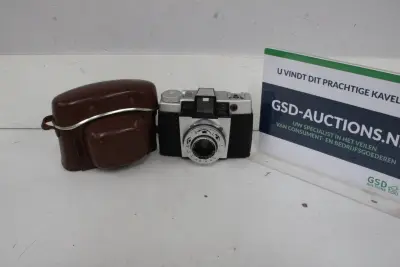Vintage camera met leren hoes'' – kavel bij GSD Auctions, Zoeterwoude