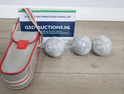 Set jeu de boules ballen met draagtas'' – kavel bij GSD Auctions, Zoeterwoude