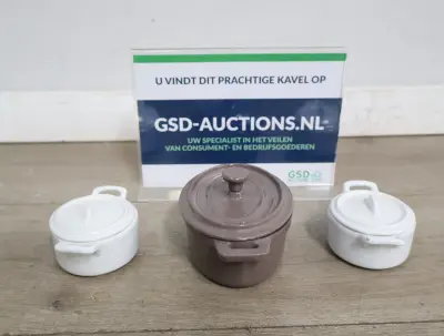 Set van 3 Miniatuur Braadpannetjes'' – kavel bij GSD Auctions, Zoeterwoude