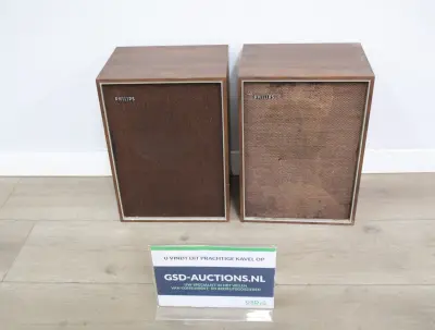 Set vintage Philips luidsprekers'' – kavel bij GSD Auctions, Zoeterwoude