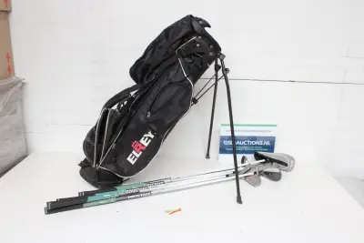 Elley golftas met golfclubs – kavel bij GSD Auctions, Zoeterwoude
