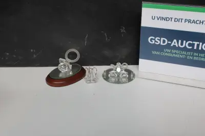 Mix van 3 Kristallen Miniaturen – kavel bij GSD Auctions, Zoeterwoude