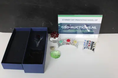 Set van 5 kristallen Swarovski voorwerpen – kavel bij GSD Auctions, Zoeterwoude