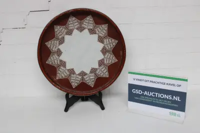 vintage dienblad van hout – kavel bij GSD Auctions, Zoeterwoude