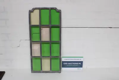 Antieke glas in lood raam – kavel bij GSD Auctions, Zoeterwoude