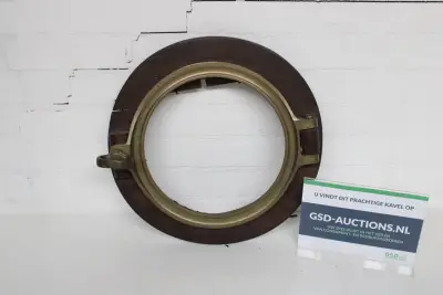 antieke messing patrijspoort – kavel bij GSD Auctions, Zoeterwoude
