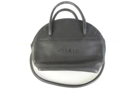 Neuville leren handtas | Zwart – kavel bij De Kringwinkel, Heverlee