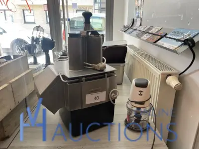 Rvs groentesnijmachine ROBOT COUPE en hakmolen KENWOOD – kavel bij VH Auctions