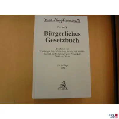 BGB, 80. Auflage, 2021 – kavel bij Justiz-Auktion, Dülmen