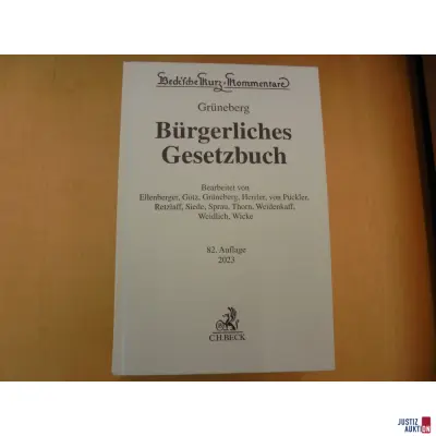 BGB, 82. Auflage, 2023 – kavel bij Justiz-Auktion, Dülmen