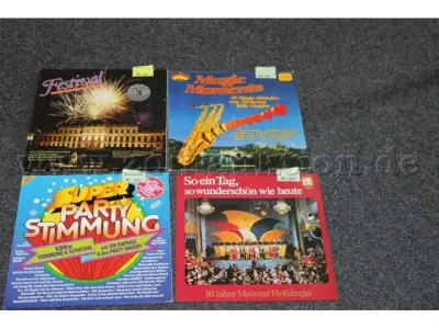 1 Konvolut mit 4 Schallplatten – kavel bij Zoll-Auktion, Koblenz