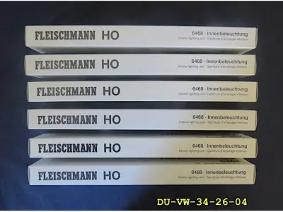 6 Fleischmann Innenbeleuchtungen 6468 für ICE-T Mittelwagen, Maßstab 1:87 – kavel bij Zoll-Auktion, Emmerich am Rhein