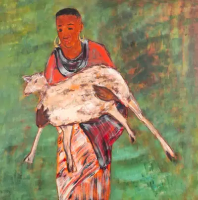 Acryl op doek, Maya Wildevuur – kavel bij Onlineveilingmeester, Groningen