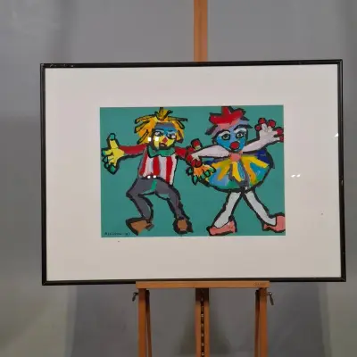 Schilderij, Maya Wildevuur, Figuren, 2003 – kavel bij Onlineveilingmeester, Groningen