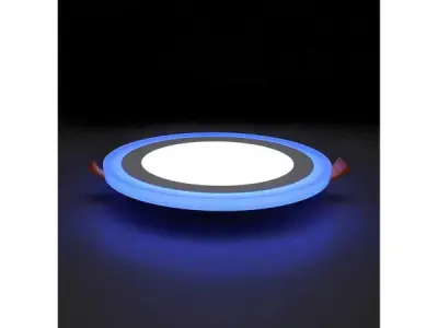 10x 10 x LED Paneel – Blauw / Wit – 24W (18W + 6W) – kavel bij XL Auctions