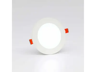 20x 20 x LED Paneel – Rond Inbouw – 8W – 6500K Koud Wit – IP20 – kavel bij XL Auctions