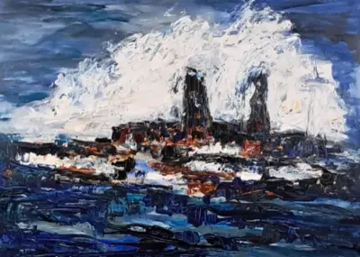 Schilderij, Maya Wildevuur, Acille Tanta, 1995 – kavel bij Onlineveilingmeester, Groningen